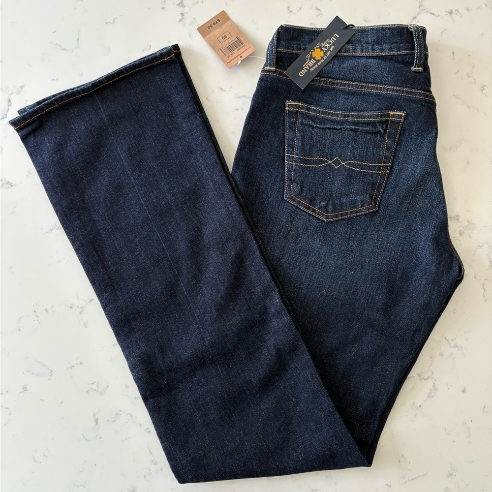 WOMEN’S LUCKY BRAND CLASSIC RIDER BOOT CUT JEANS - SIZE 10/30 - 34 LENGTH - NEW!